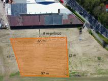 Pronájem komerčního pozemku, Velký Osek, 3200 m2