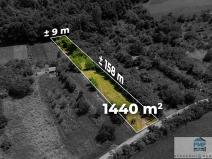 Prodej zahrady, Střelice, 1440 m2