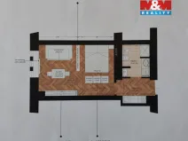 Pronájem bytu 1+kk, Praha - Josefov, Valentinská, 31 m2