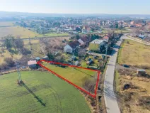 Prodej zahrady, Úžice, 1086 m2