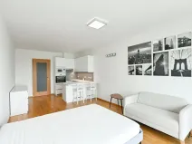 Pronájem bytu 1+kk, Praha - Řeporyje, Kakosova, 42 m2