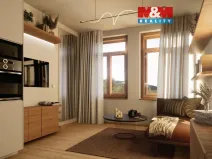 Prodej bytu 2+kk, Praha - Smíchov, Grafická, 43 m2