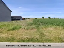 Prodej pozemku pro bydlení, Křenovice, Široká, 2651 m2