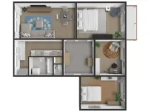 Prodej bytu 4+1, Brno, Turgeněvova, 89 m2