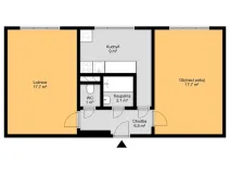 Pronájem bytu 2+1, Kralupy nad Vltavou - Lobeček, Štefánikova, 56 m2
