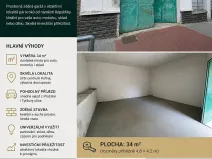 Pronájem garáže, Kolín, Kmochova, 34 m2