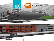Pronájem skladu, Zápy, 10000 m2