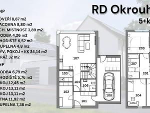 Prodej rodinného domu, Okrouhlo, 142 m2