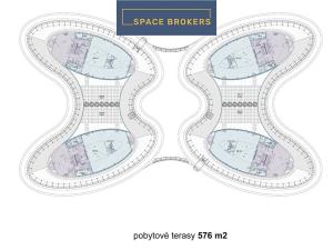 Pronájem kanceláře, Praha - Karlín, Pernerova, 1127 m2