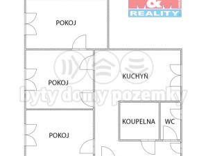 Prodej bytu 3+1, Břidličná, 1. máje, 78 m2