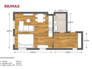 Prodej bytu 1+kk, Deštné v Orlických horách, 40 m2