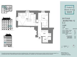 Prodej bytu 2+kk, Praha - Žižkov, Tachovské náměstí, 53 m2