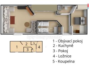 Prodej mobilheimu, Buštěhrad, 37 m2