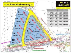 Prodej pozemku pro bydlení, Služovice, 707 m2