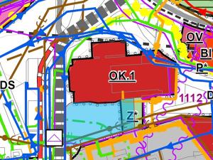 Pronájem pozemku pro komerční výstavbu, Zlín, Nábřeží, 4500 m2