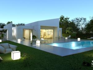 Prodej rodinného domu, Moderne frei stehende Villa mit Pool in Mar Menor, Španělsko, 205 m2