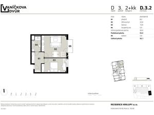 Prodej bytu 2+kk, Kralupy nad Vltavou, 53 m2