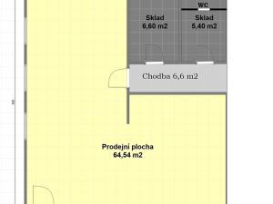 Prodej obchodního prostoru, Svitavy, Sokolovská, 81 m2