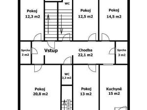 Prodej bytu, Plzeň - Jižní Předměstí, Vrchlického, 141 m2