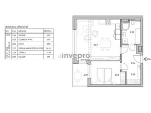 Prodej bytu 2+kk, České Budějovice - České Budějovice 6, Jeronýmova, 54 m2