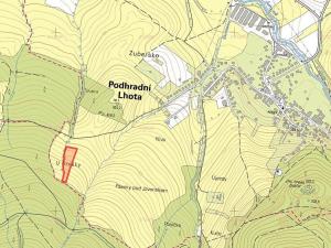 Prodej zemědělské půdy, Podhradní Lhota, 8595 m2