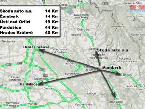 Prodej pozemku pro komerční výstavbu, Vamberk, 2724 m2