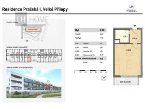 Prodej bytu 1+kk, Velké Přílepy, 44 m2