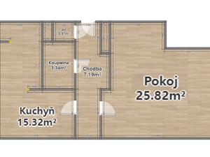 Prodej bytu 1+1, Chrášťany - Doubravka, 57 m2