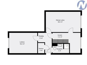 Prodej bytu 2+1, Písek, třída Přátelství, 61 m2