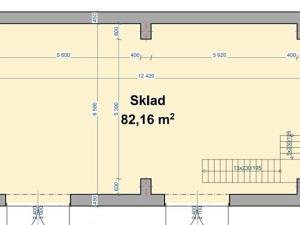 Pronájem skladu, Ústí nad Labem, U Tonasa, 151 m2