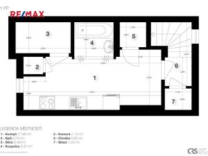 Prodej rodinného domu, Praha - Smíchov, Pravoúhlá, 60 m2