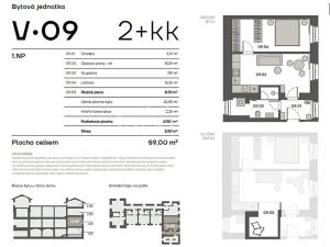 Prodej bytu 2+kk, Praha - Vršovice, Bartoškova, 48 m2