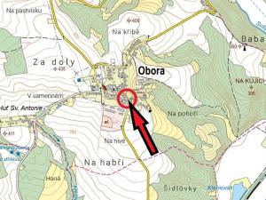 Prodej zahrady, Obora, 98 m2