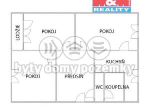 Prodej bytu 3+1, Hostinné, Sídliště, 83 m2