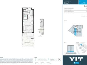 Prodej bytu 1+kk, Praha - Chodov, Komárkova, 29 m2