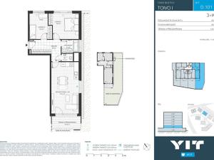 Prodej bytu 3+kk, Praha - Chodov, Komárkova, 70 m2