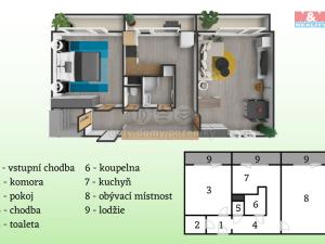 Prodej bytu 2+1, Kladno - Kročehlavy, Jaroslava Foglara, 52 m2