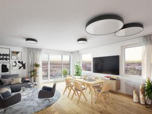 Prodej bytu 2+kk, Praha - Prosek, Nad Krocínkou, 59 m2