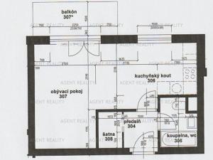 Prodej bytu 1+kk, Praha - Suchdol, Holubí, 31 m2