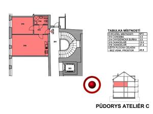 Prodej bytu 2+kk, Velké Meziříčí, 48 m2