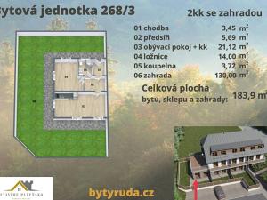 Prodej bytu 2+kk, Železná Ruda, Klatovská, 184 m2