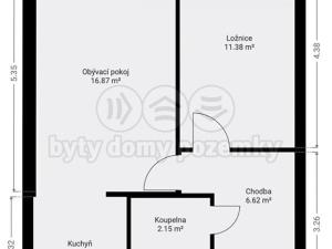 Prodej bytu 2+kk, Praha - Vršovice, Vršovická, 53 m2