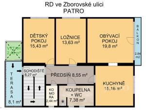 Pronájem rodinného domu, Písek, Zborovská, 236 m2