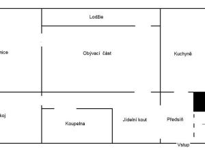 Pronájem bytu 3+1, Ústí nad Labem - Krásné Březno, U Pivovarské zahrady, 66 m2