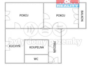 Prodej bytu 2+1, Karviná - Ráj, Kosmonautů, 55 m2