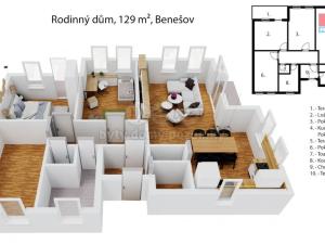 Prodej rodinného domu, Benešov - Mariánovice, 129 m2