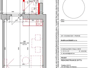 Pronájem bytu 1+kk, Praha - Vršovice, Tolstého, 30 m2