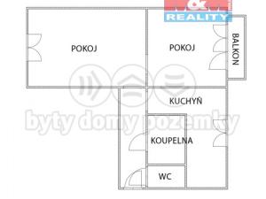 Prodej bytu 2+1, Police nad Metují - Velká Ledhuje, Ostašská, 53 m2