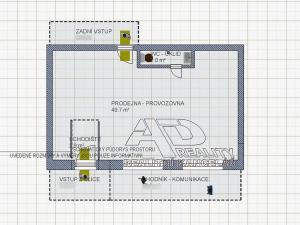 Pronájem obchodního prostoru, České Budějovice, L. B. Schneidera, 55 m2