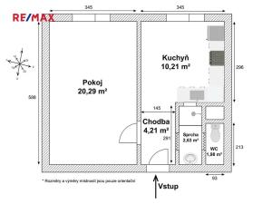 Prodej bytu 1+1, Hradec Králové, Kejzlarova, 41 m2